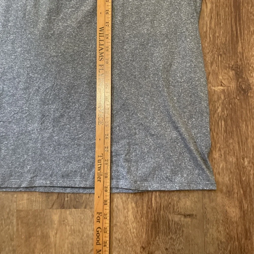Nike Chicago Cubs Shirt Mens XXL Gray Crew Neck Dri Fit MLB